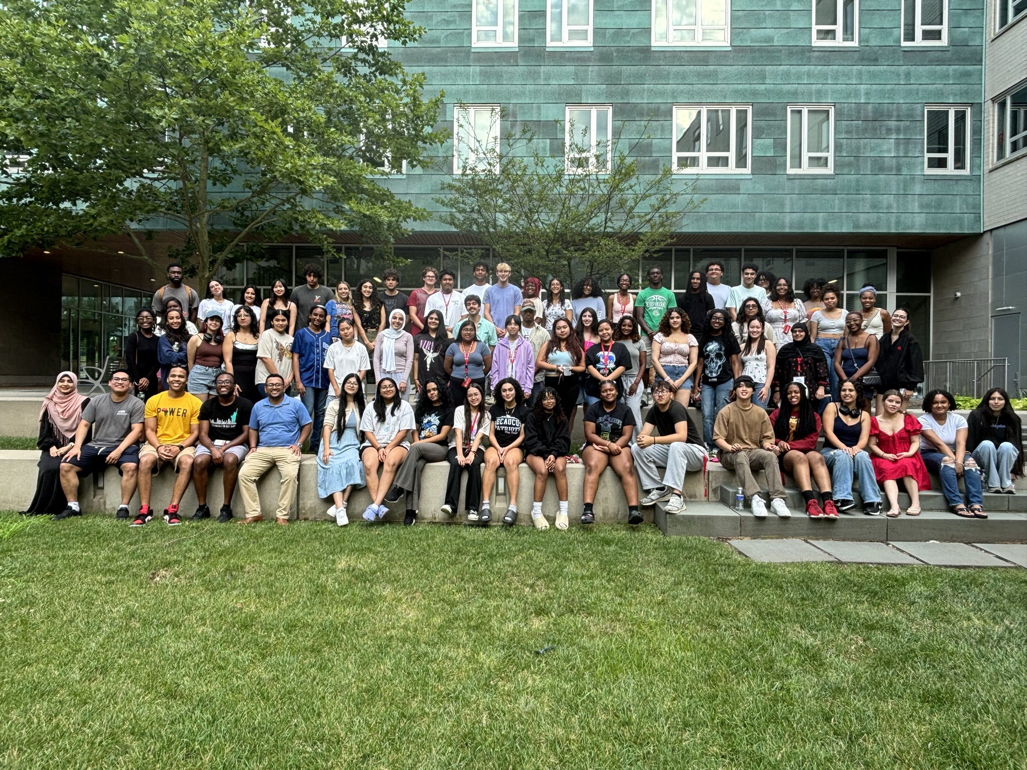 SEBS EOF Summer Institute 2024 Group Picture with Alumni